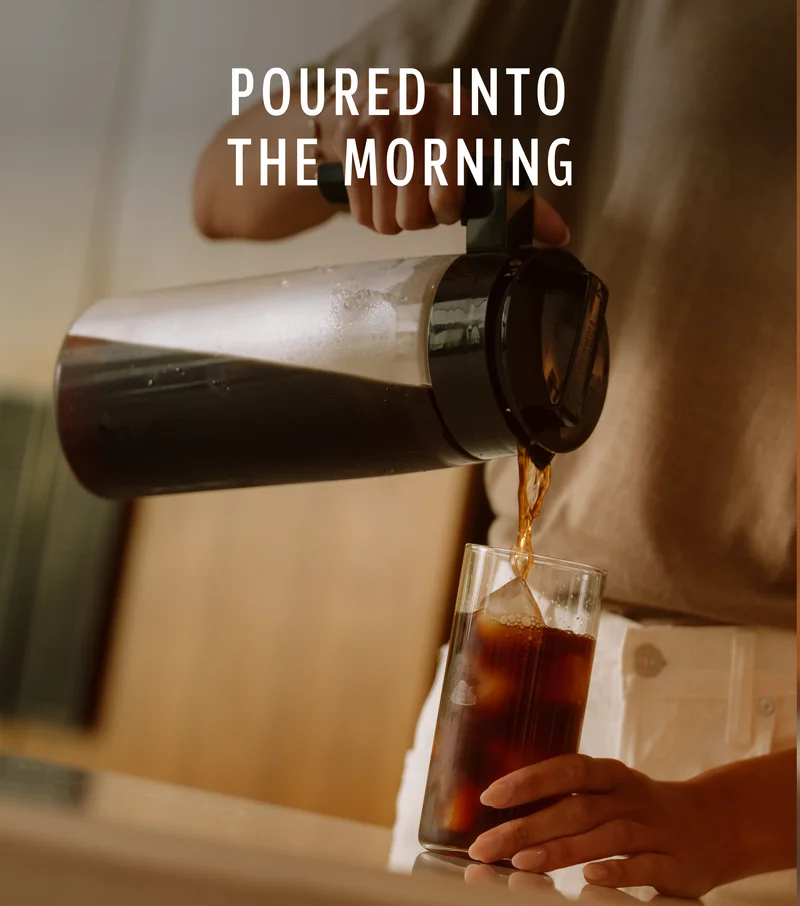 Poured into the morning
