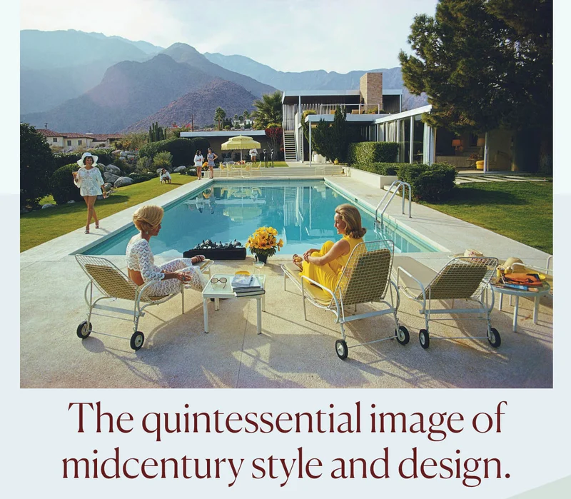 The quintessential image of midcentury style and design.