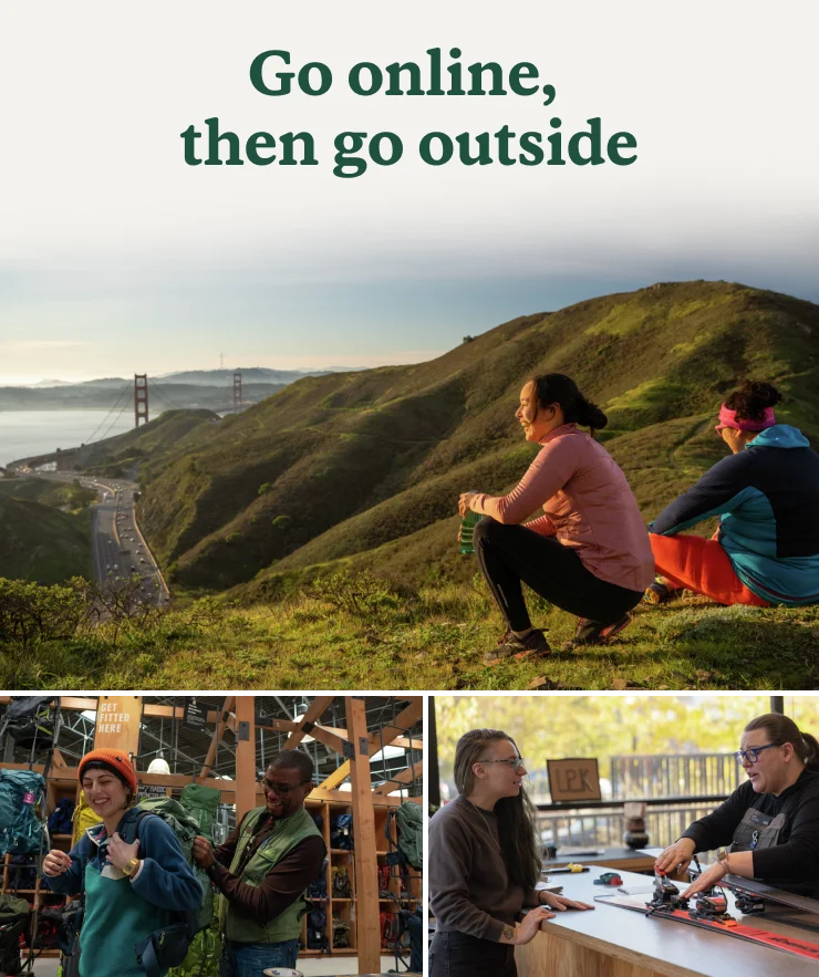 Go online, then go outside
