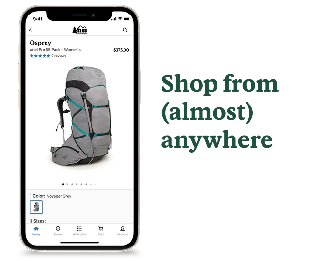Shop from (almost) anywhere