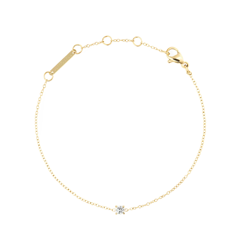 Image of Mirelle Solitaire Bracelet Gold