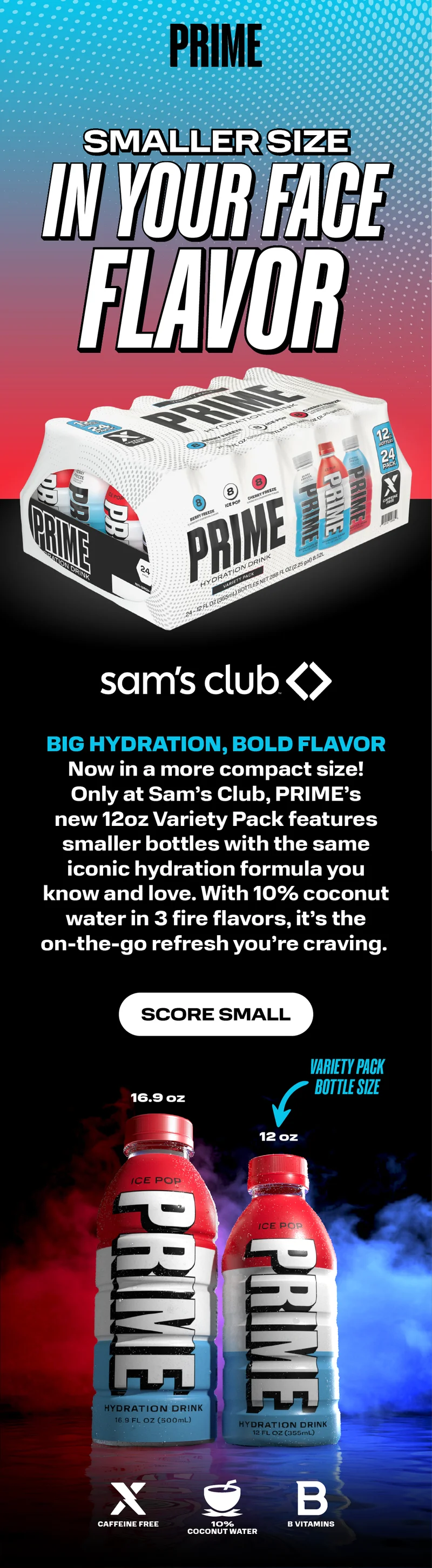 PRIME Hydration x Sam's Club Variety Pack