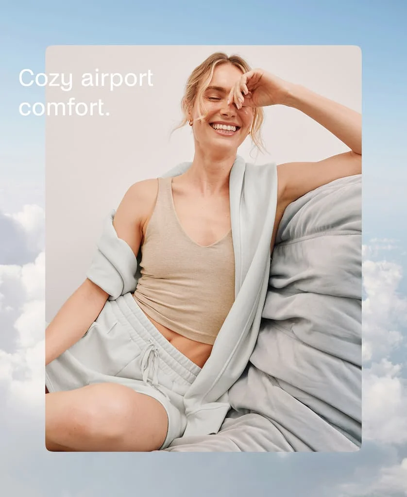 Cozy airport comfort.