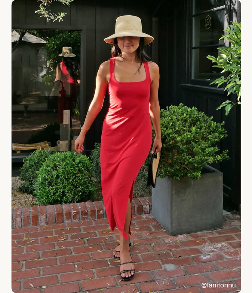 Getaway Dress in Candy Apple Red