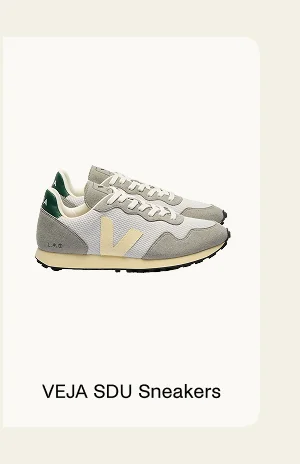 VEJA SDU Sneakers in Light Grey Butter