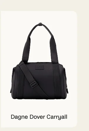 Dagne Dover Landon Medium Carryall Bag in Black Onyx