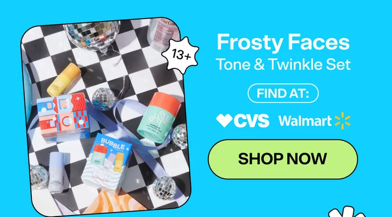 Frosty Faces Tone & Twinkle Set (13+) [SHOP NOW]  (FIND AT: CVS, Walmart)