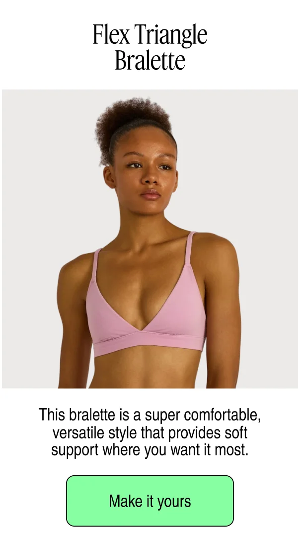 Flex Triangle Bralette | Make it yours