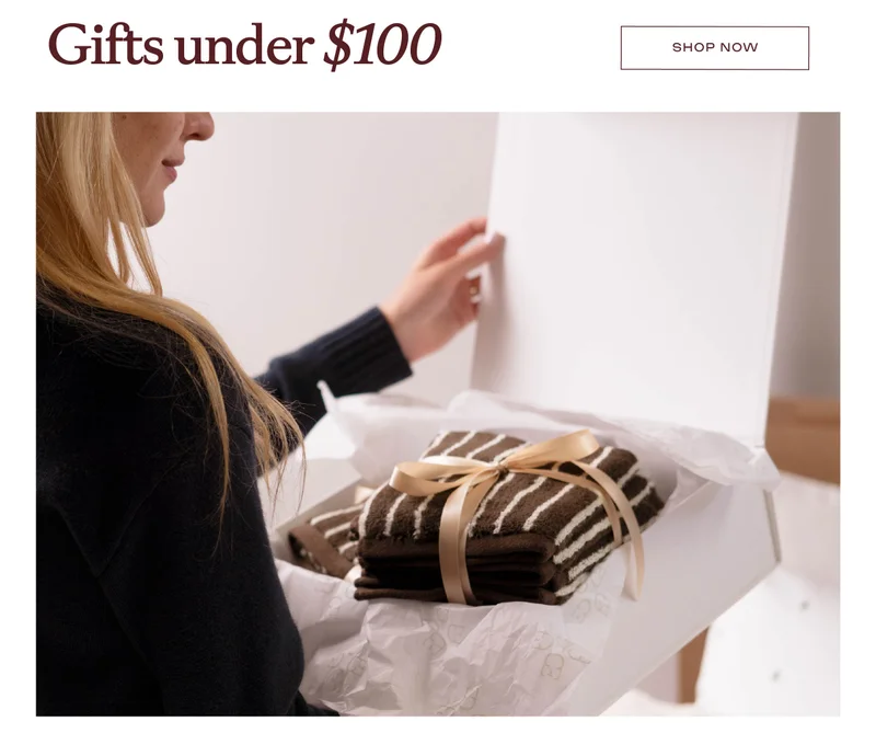 Gifts under $100 - shop now Gifts under $100 - shop now