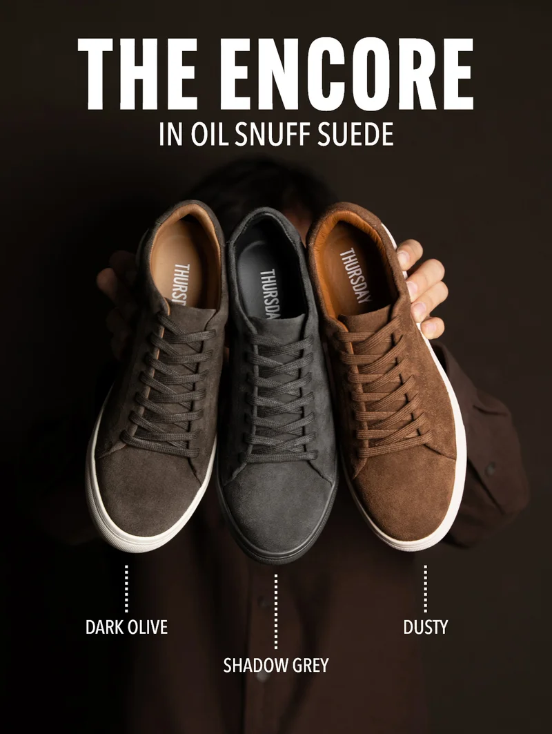 The Encore In Oil Snuff Suede