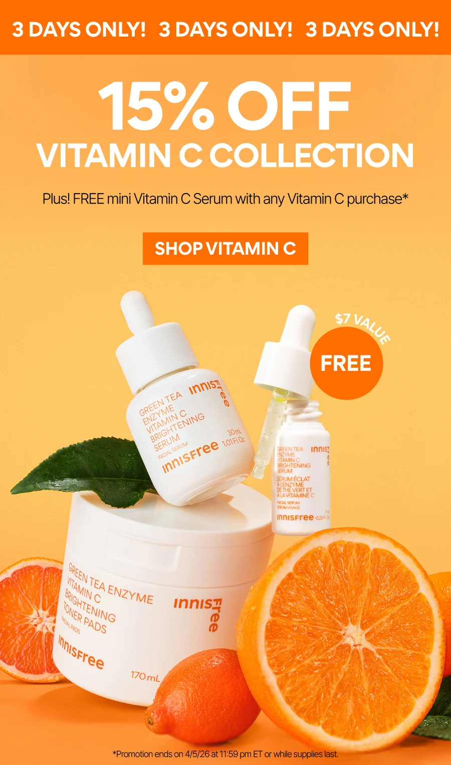 15% OFF VITAMIN C COLLECTION