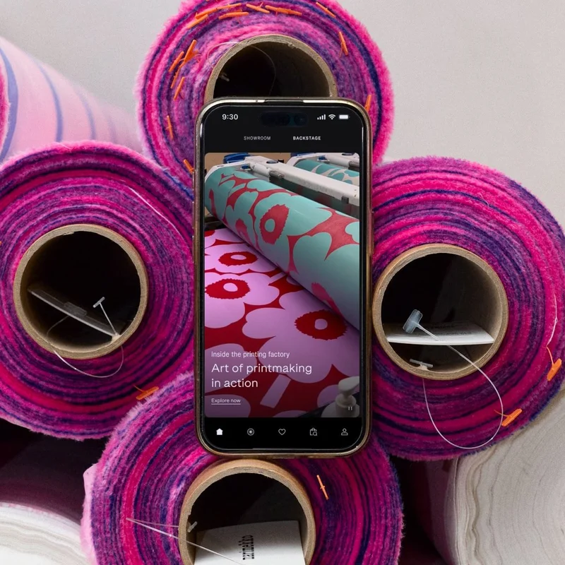 Behind the scenes? Marimekko app.