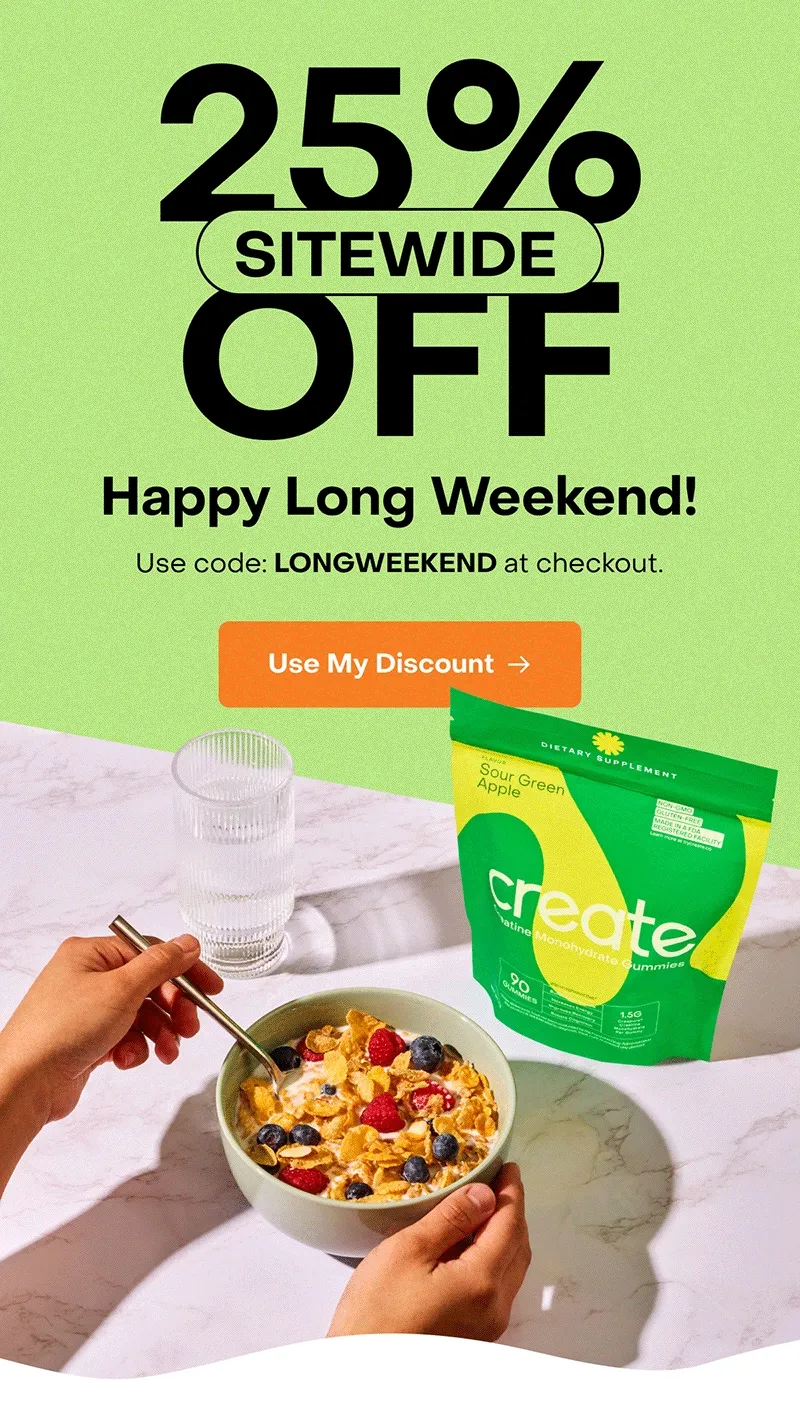 25% OFF SITEWIDE