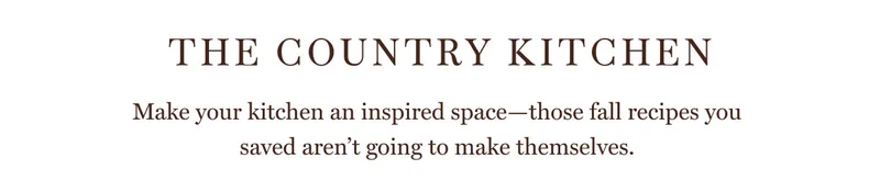 The Country Kitchen