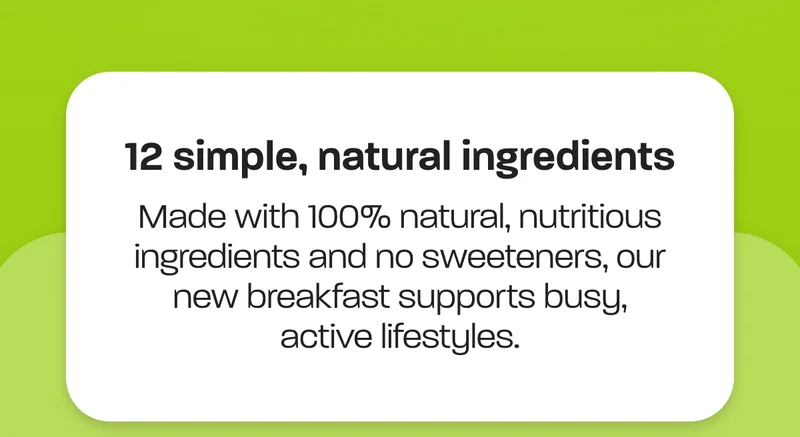 12 simple, natural ingredients