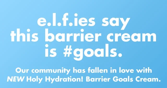 e.l.f.ies say this barrier cream is #goals.