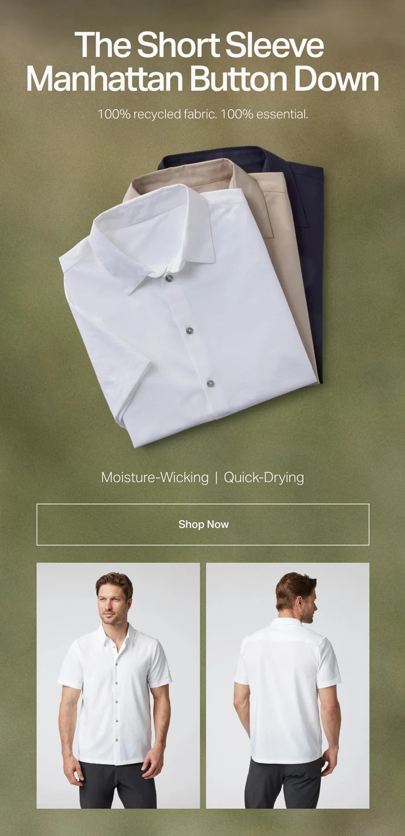 The Short Sleeve Manhattan Button Down