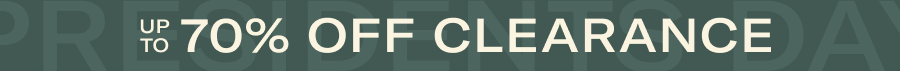 Save up to 70% off clearance styles