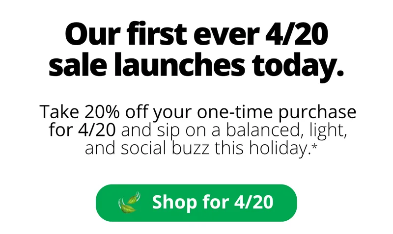 Our first ever 4/20 sale launches today. [Shop for 4/20]