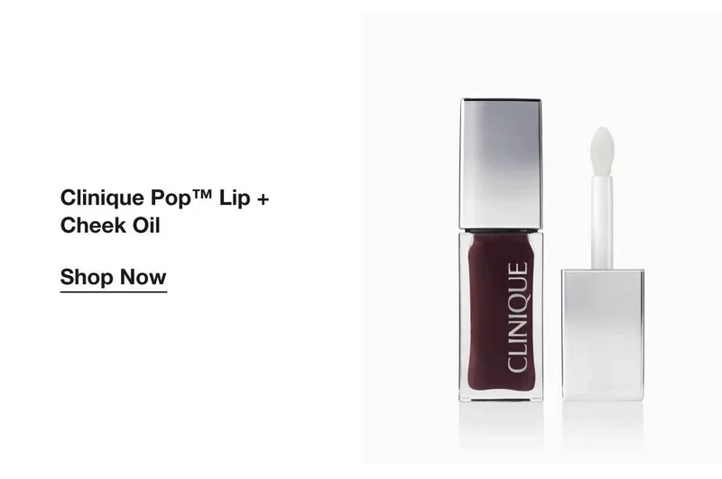 Clinique Pop™ Lip + Cheek Oil | Shop Now