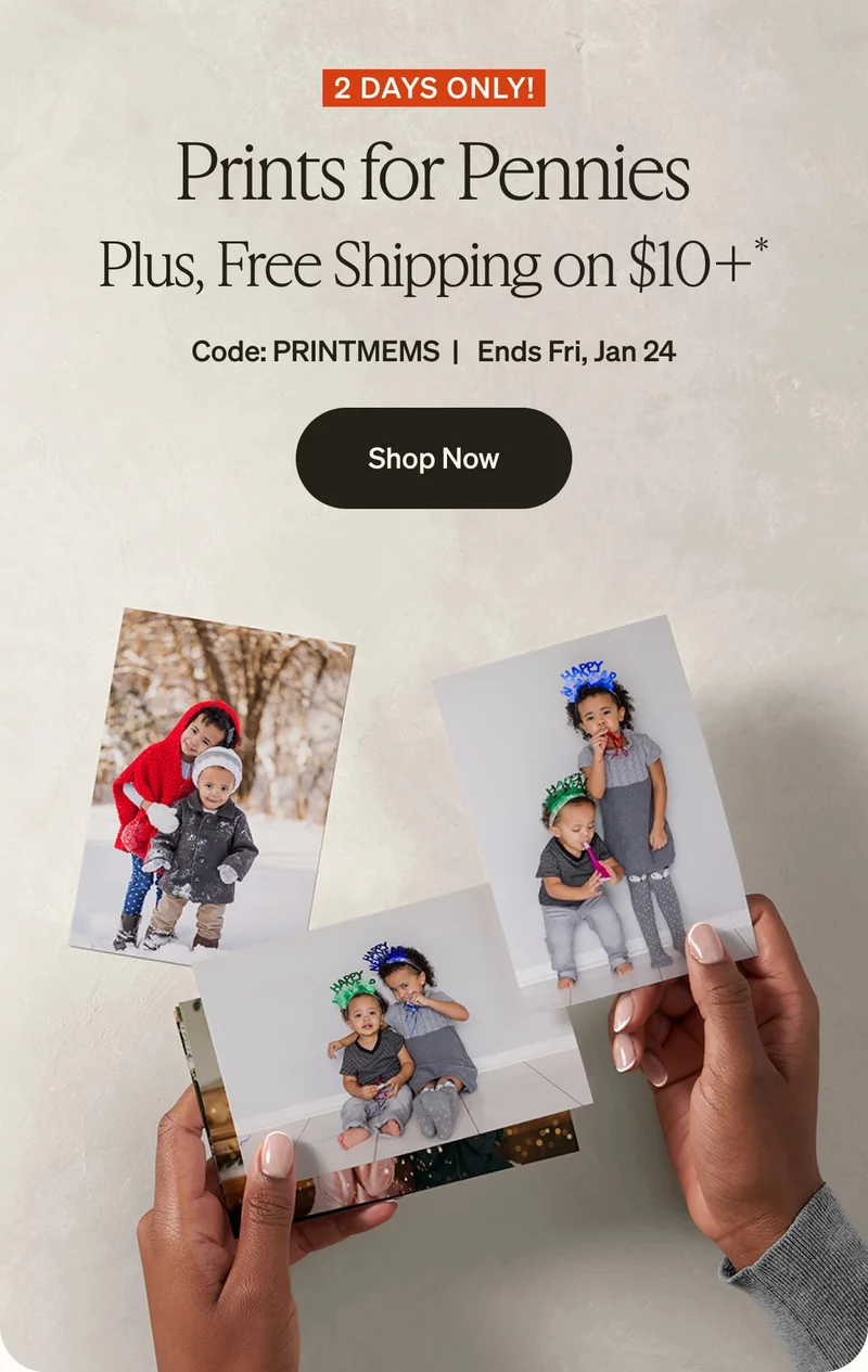Prints for Pennies, Unlimited Free Photo Book Pages + Up to 40% Off Almost Everything