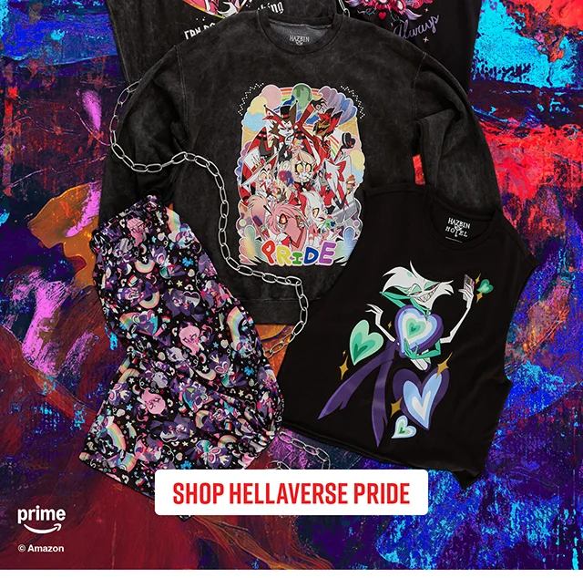 Hellaverse X Hot Topic Pride! Hazbin Hotel And Helluva Boss. Shop Hellaverse Pride