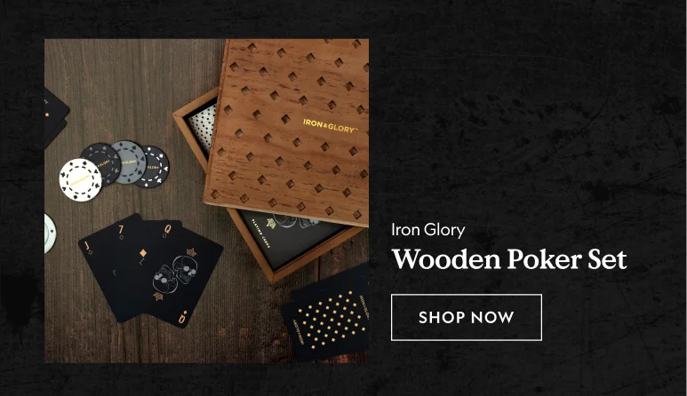 Wooden Poker Set