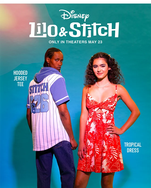 Disney's Lilo and Stitch. Only In Theaters May 23. A New Collection Has Crash Landed. Shop Now