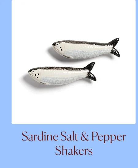 Sardine Salt & Pepper Shakers