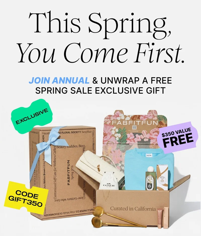 This Spring, You Come First. | JOIN ANNUAL & UNWRAP A FREE SPRING SALE EXCLUSE GIFT