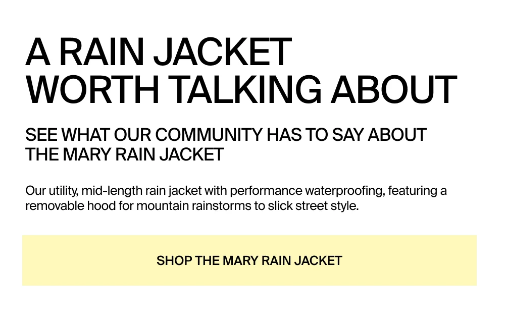 Shop Mary Rain Jacket