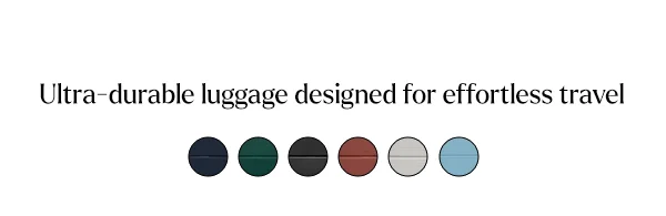 Ultra-durable luggage designed for effortless travel