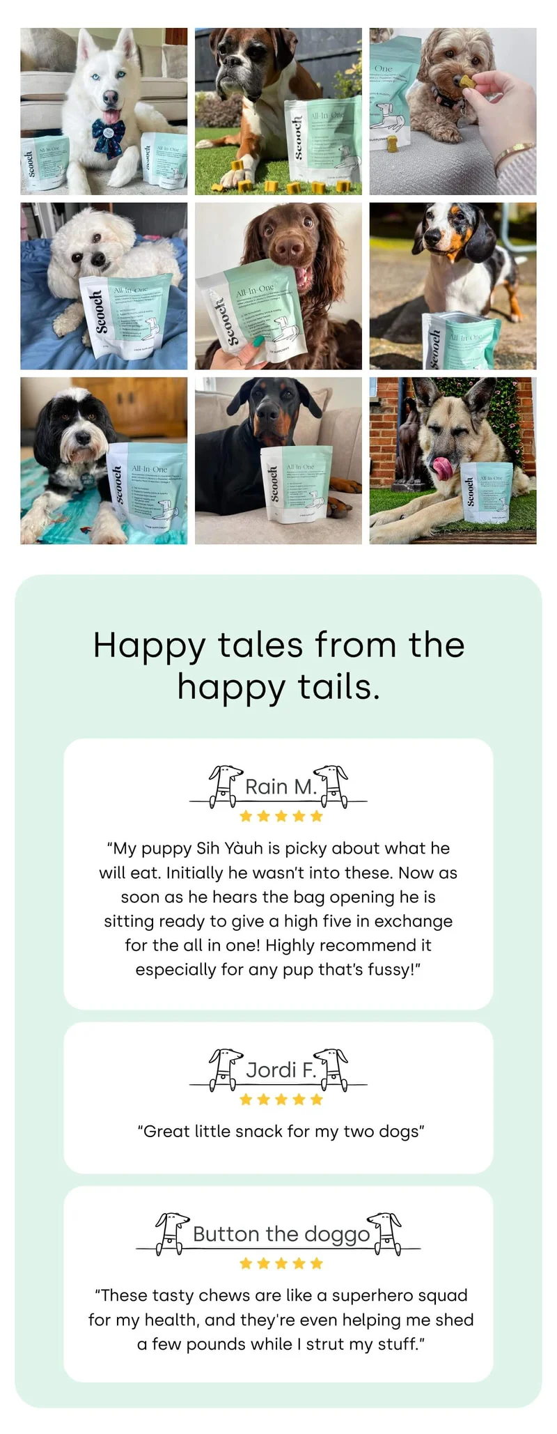 Happy tales from the happy tails