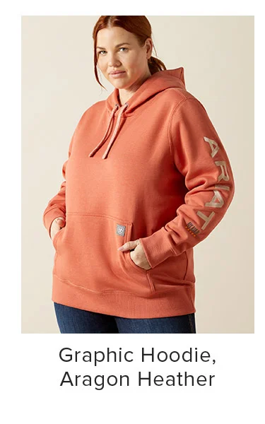 Graphic Hoodie, Aragon Heather