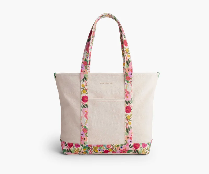 Image of Canvas Carry All - Garden Party