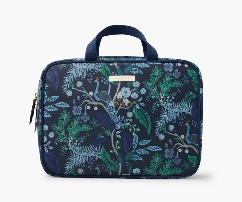 Image of Travel Cosmetic Case - Peacock