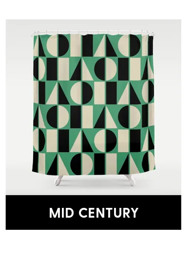Shop Mid Century Shower Curtains