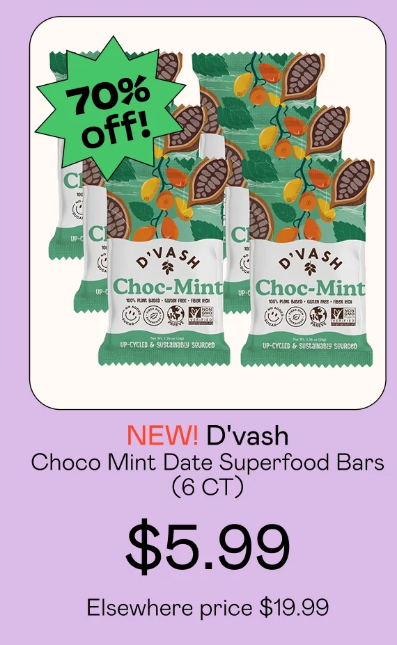 Choco Mint Date Superfood Bars (6 CT)