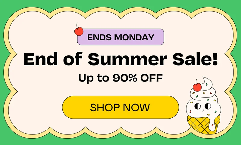 End of Summer Sale - Up to 90% Off! - Shop Now