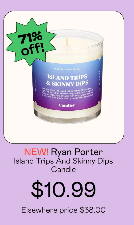Island Trips And Skinny Dips Candle