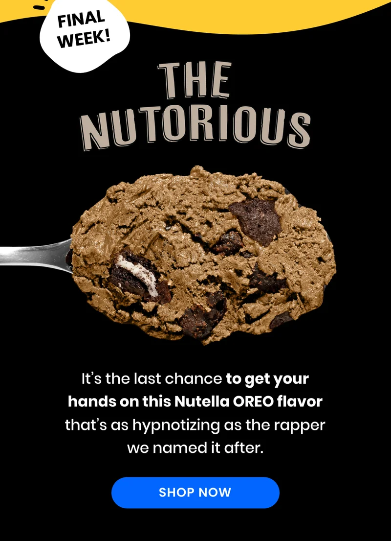 Doughp Nutella Oreo Edible Cookie Dough