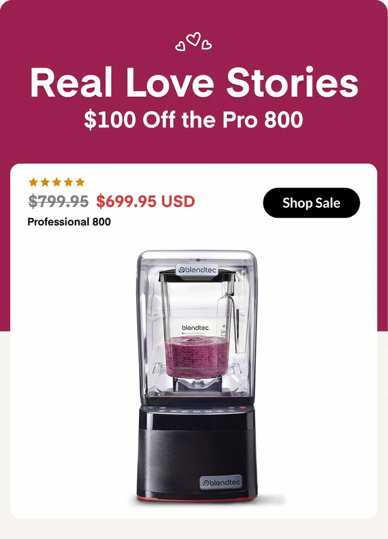 Vday Sale: $100 Off the Professional 800