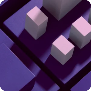 Light and dark purple blocks