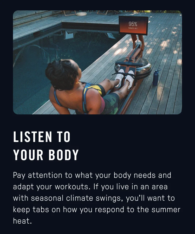 Listen to your body