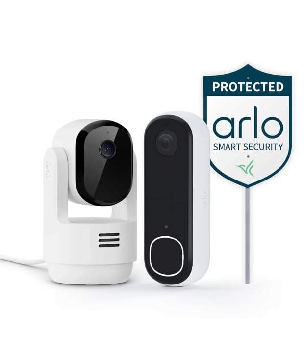 Video Doorbell 2K and Essential Pan-Tilt Indoor Camera bundle