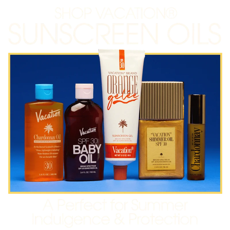 Shop Vacation® Sunscreen Oils