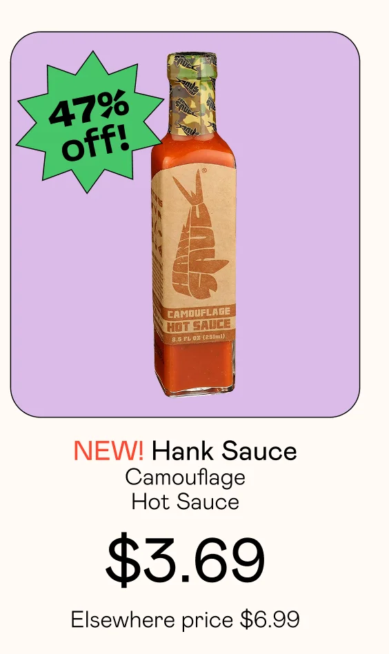 Camouflage Hot Sauce