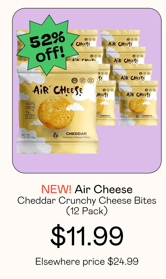 Cheddar Crunchy Cheese Bites (12 Pack)