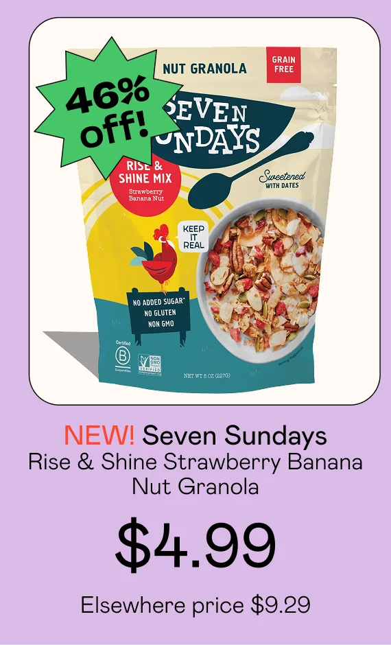 Rise & Shine Strawberry Banana Nut Granola