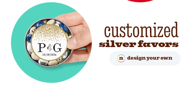CUSTOMIZED SILVER FAVORS